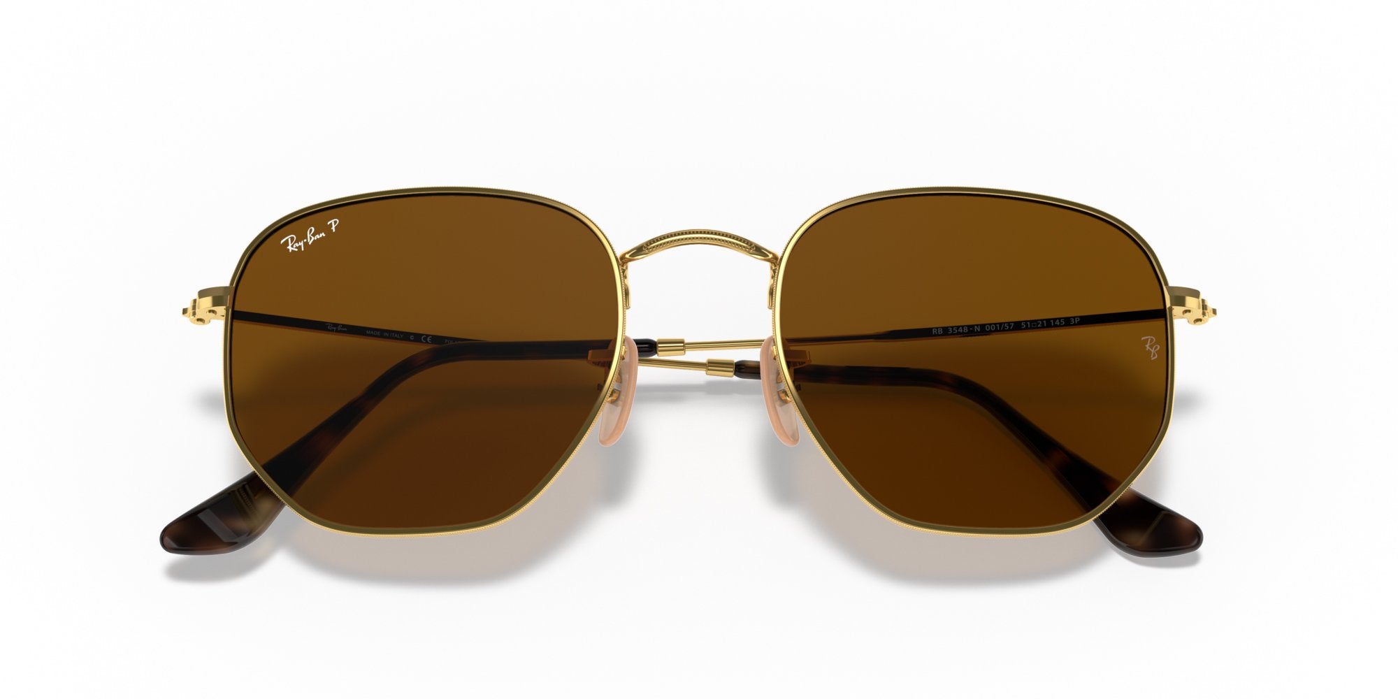 RAY-BAN HEXAGONAL RB3548N 001/57 Polarizzato