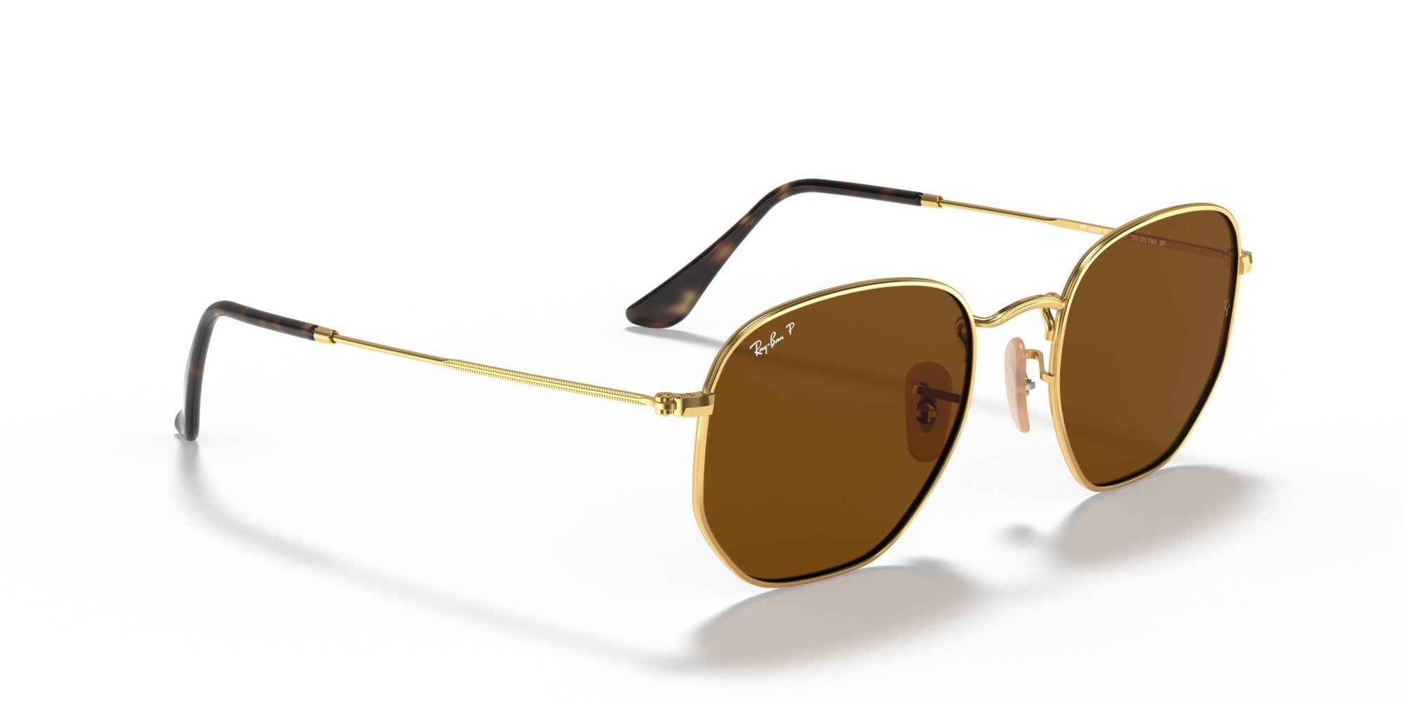RAY-BAN HEXAGONAL RB3548N 001/57 Polarizzato