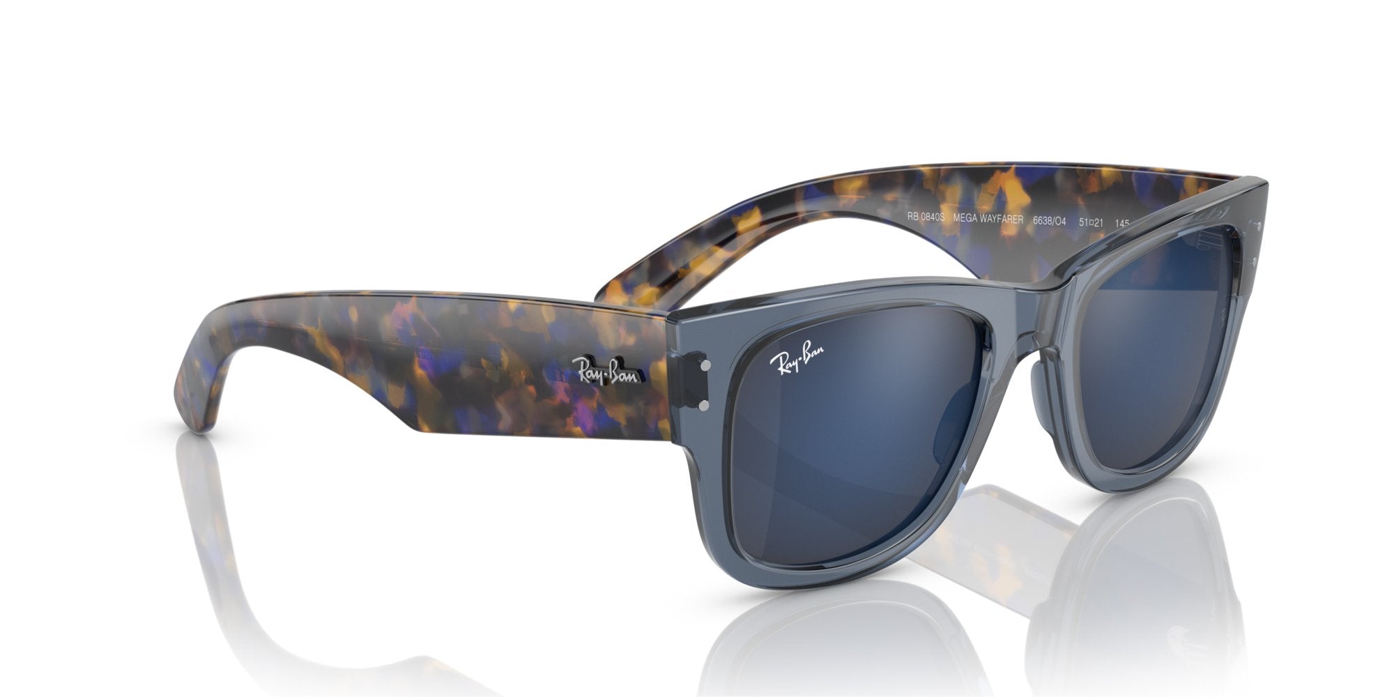 RAY-BAN MEGA WAYFARER RB0840S 6638O4