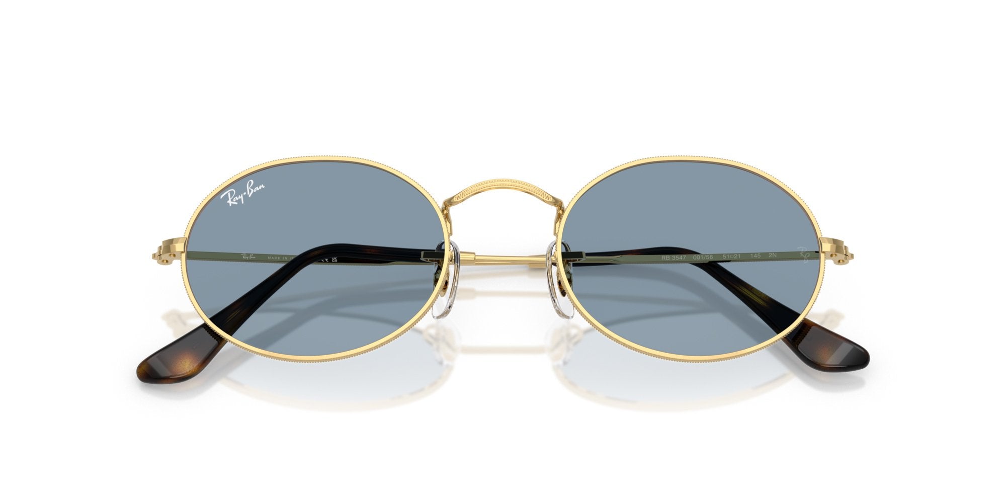 RAY-BAN OVAL RB3547 001/56