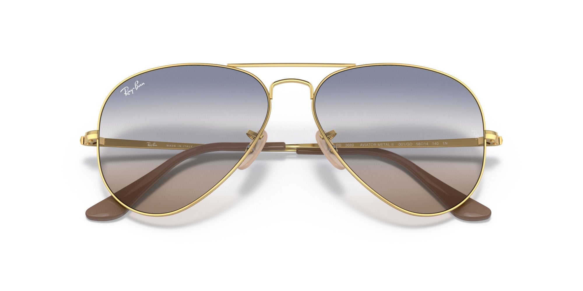 RAY-BAN AVIATOR METAL II RB3689 001/GD