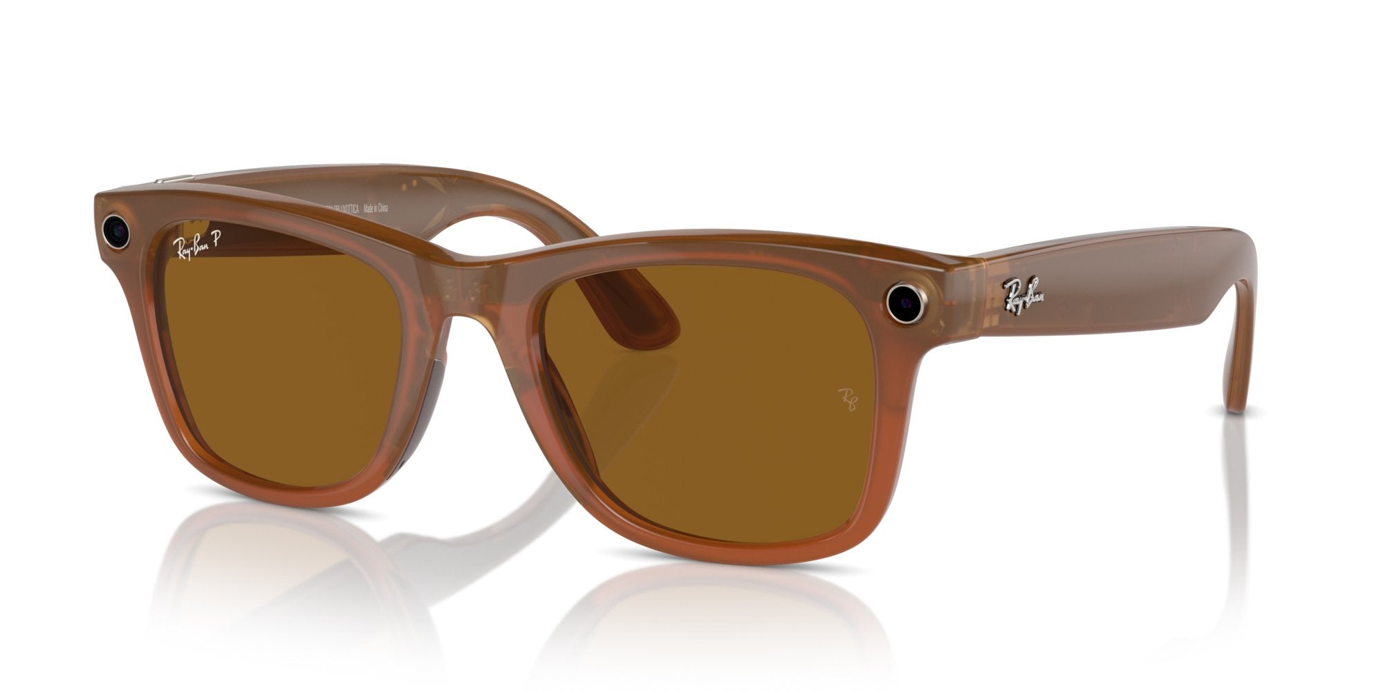 Smart Glasses Meta uomo donna Ray-Ban WAYFARER RW4008 670683 Polarizzato