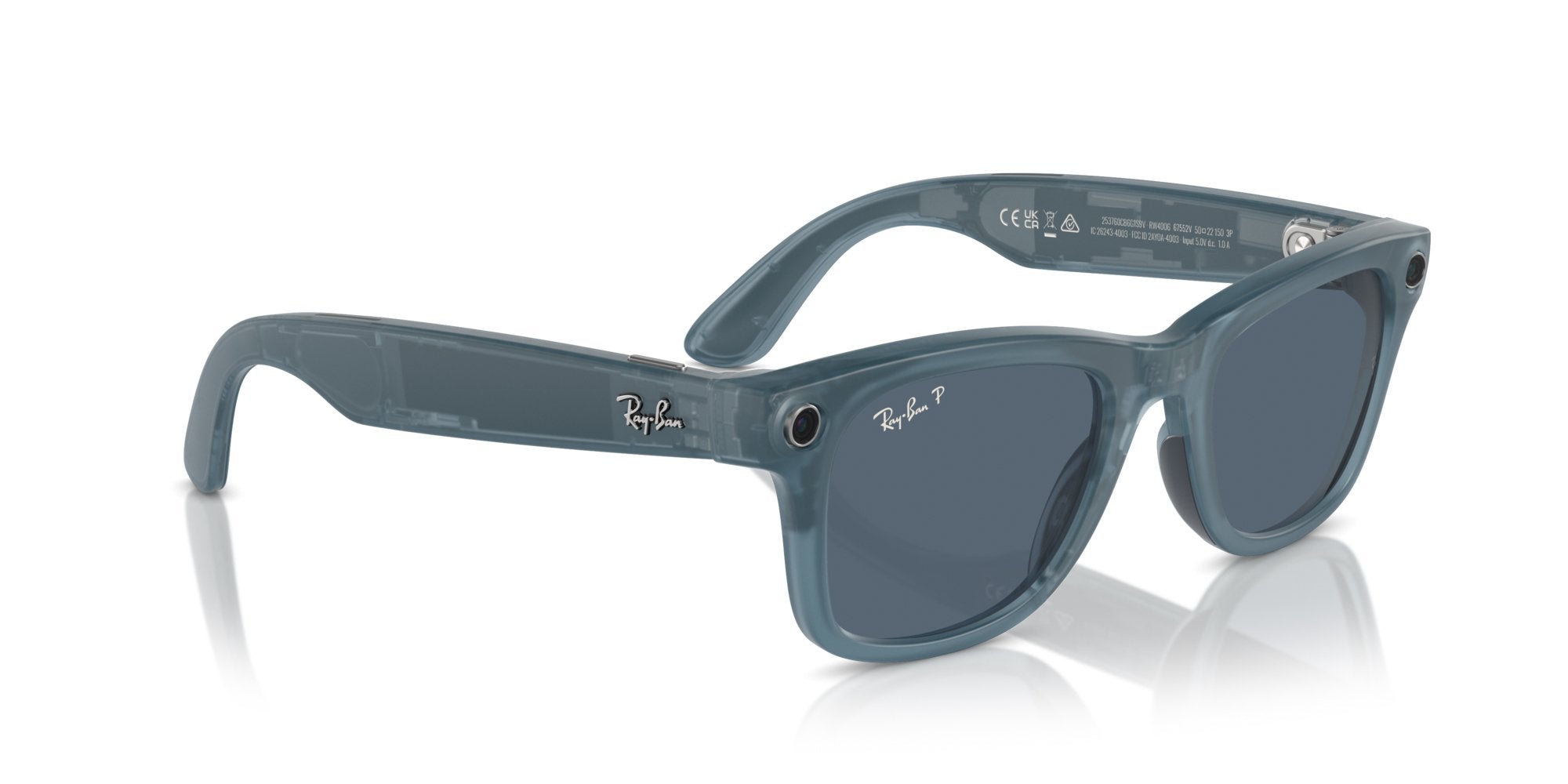 Smart Glasses Meta UNISEX Ray-Ban Wearable WAYFARER RW4006 67552V Polarizzato