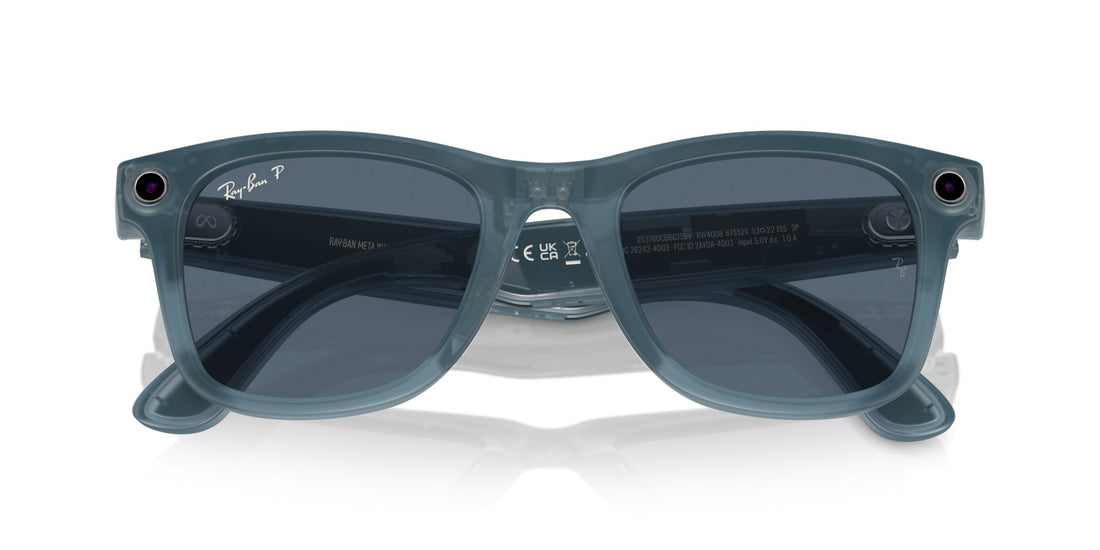 Smart Glasses Meta uomo donna Ray-Ban WAYFARER RW4008 67552V Polarizzato