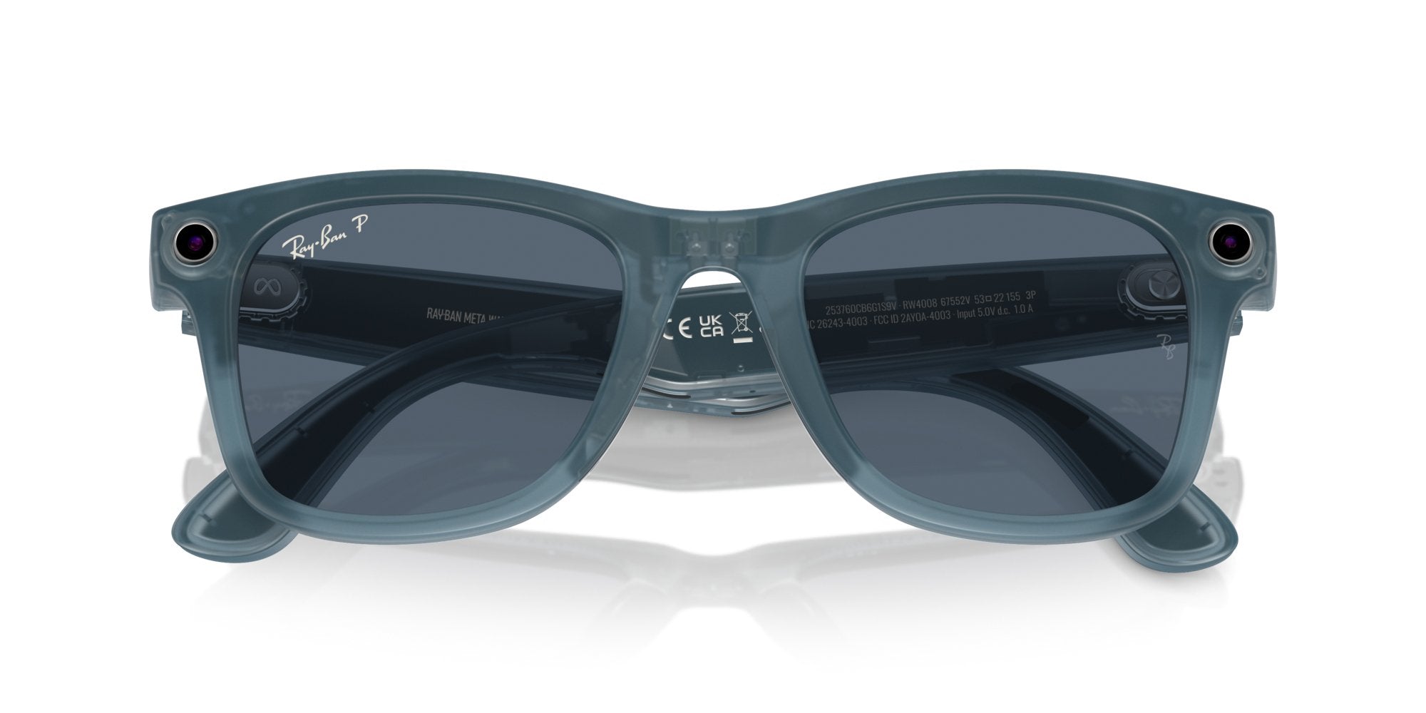 Smart Glasses Meta uomo donna Ray-Ban WAYFARER RW4008 67552V Polarizzato