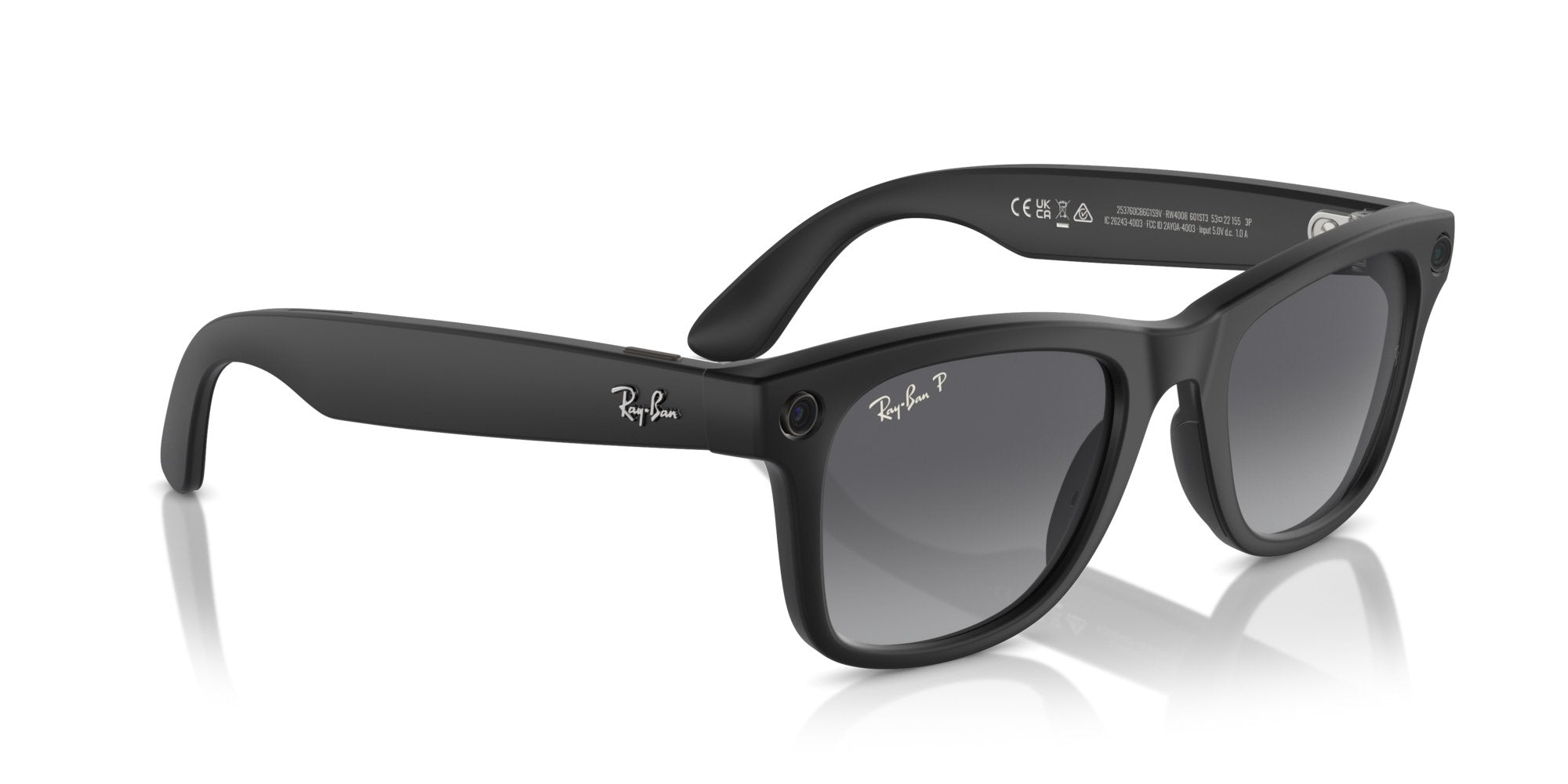 Smart Glasses Meta UNISEX Ray-Ban Wearable WAYFARER RW4008 601ST3 Polarizzato