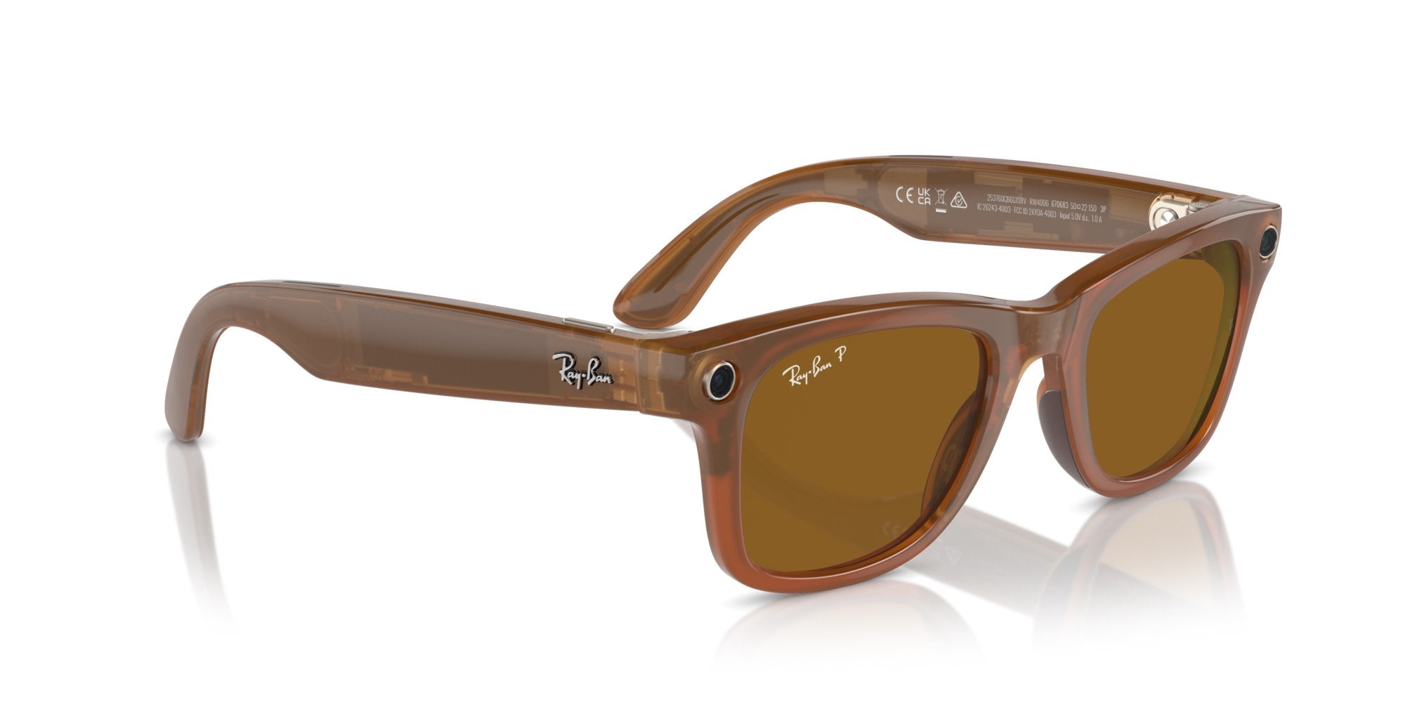 Smart Glasses Meta uomo donna Ray-Ban WAYFARER RW4006 670683 Polarizzato