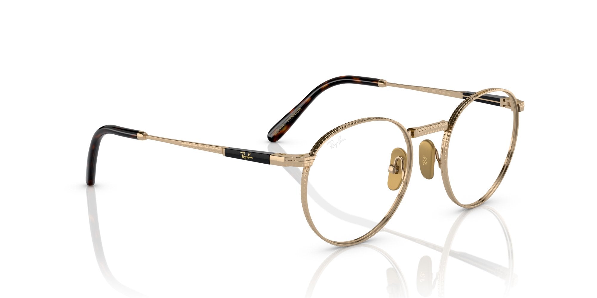 RAY-BAN ROUND TITANIUM RX8237V 1220