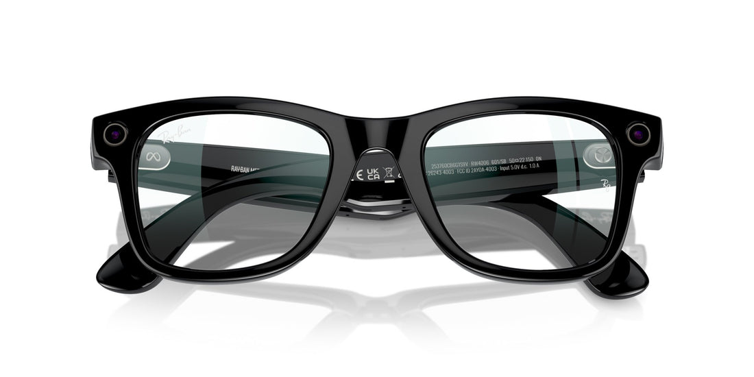Smart Glasses Meta uomo donna Ray-Ban WAYFARER RW4006 601_SB