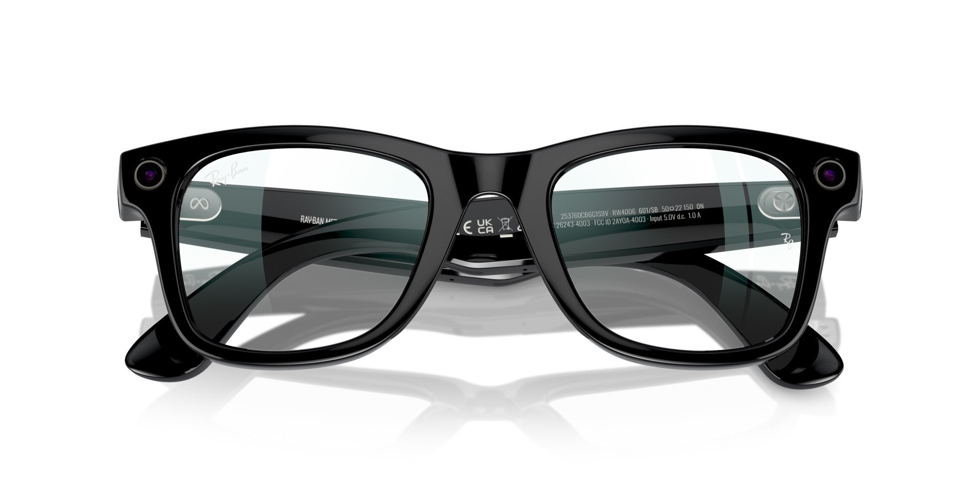 Smart Glasses Meta uomo donna Ray-Ban WAYFARER RW4006 601_SB