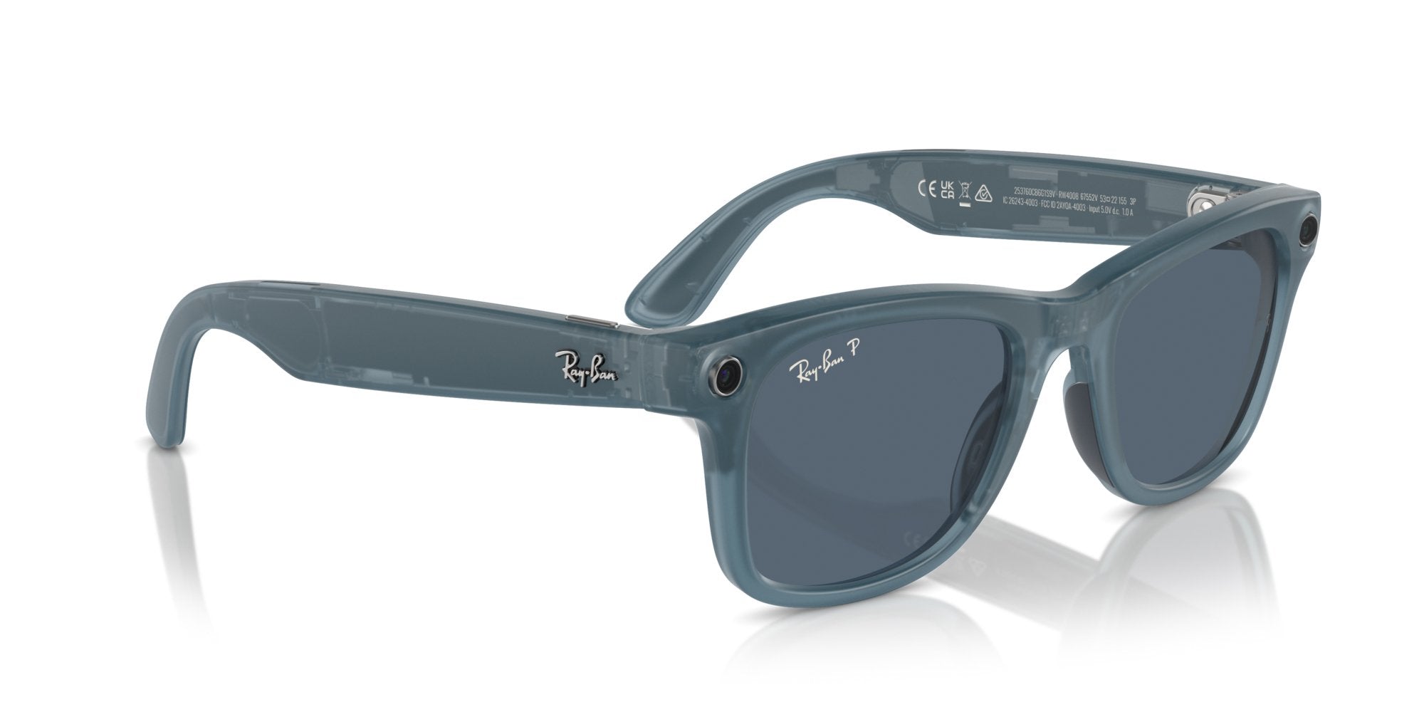 Smart Glasses Meta uomo donna Ray-Ban WAYFARER RW4008 67552V Polarizzato